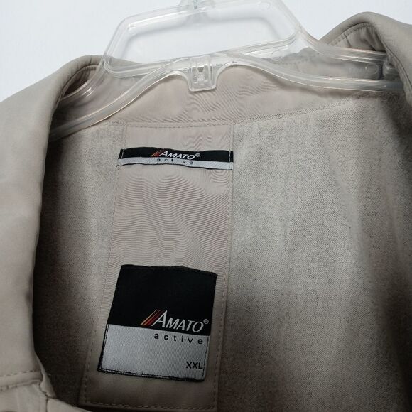 Amato Active cream jacket men's size XXL - Picture 4 of 10
